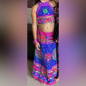 Traditional Girls Garba Outfit Approx Size 5